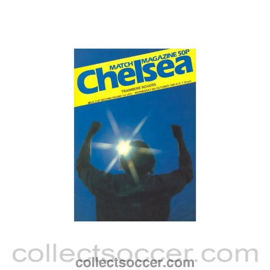1982 - Chelsea v Tranmere Rovers official programme 06/10/1982