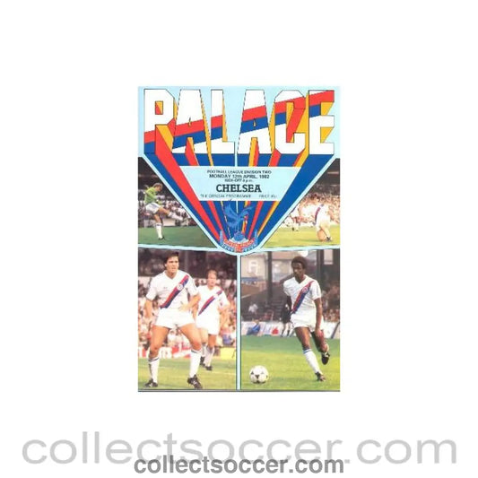 1982 - Crystal Palace vChelsea official programme 12/04/1982