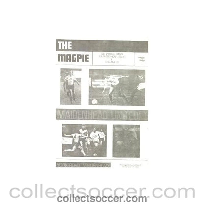 1982 - Maidenhead United vChelsea official programme 09/05/1982 - Collect Soccer