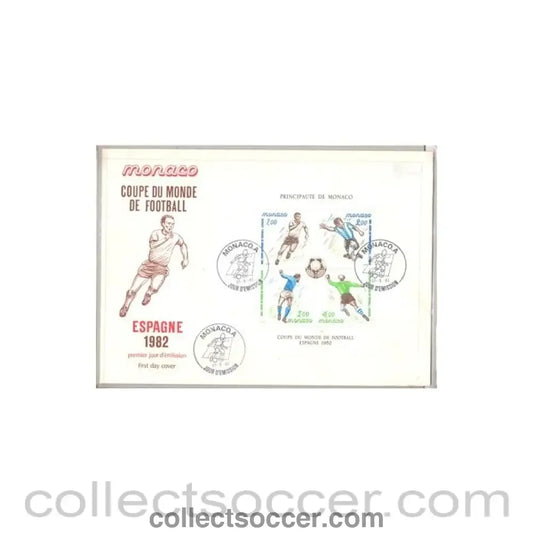 1982 - Monaco at 1982 World Cup in Spain First Day Cover 27/05/1982
