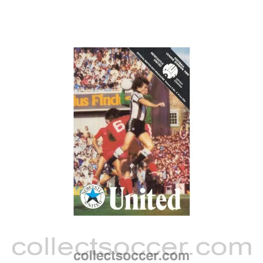1982 - Newcastle United vChelsea official programme 1982-83