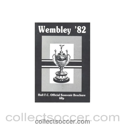 1982 - Wembley 1982 - Hull FC official brochure - Collect Soccer
