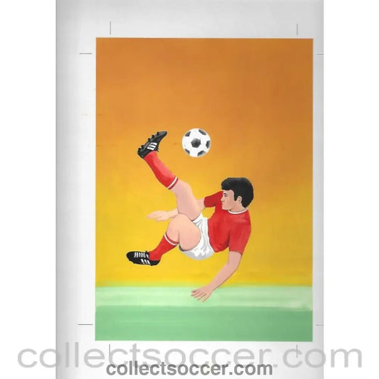 1982 - World Cup 1982 Original Artwork for Match Box Labels. No 2 of 10 - Collect Soccer