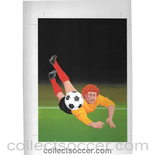 1982 - World Cup 1982 Original Artwork for Match Box Labels. No 3 of 10. - Collect Soccer