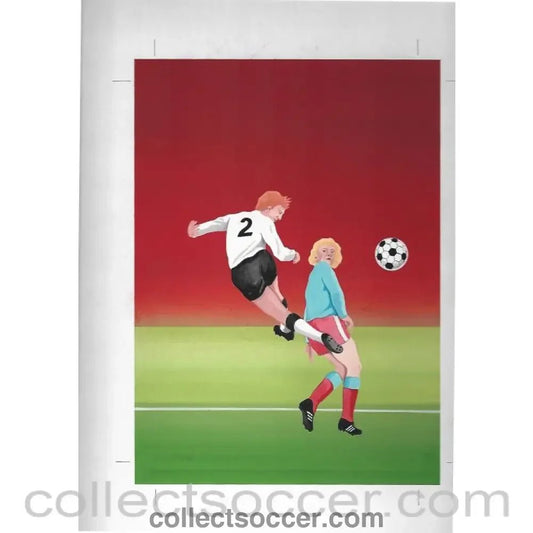 1982 - World Cup 1982 Original Artwork for Match Box Labels. No 4 of 10. - Collect Soccer