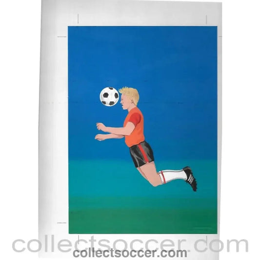 1982 - World Cup 1982 Original Artwork for Match Box Labels. No 5 of 10. - Collect Soccer