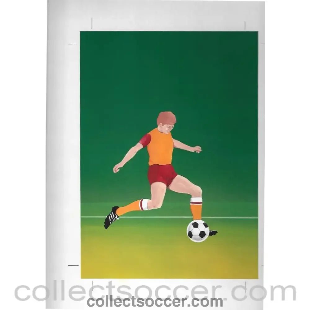 1982 - World Cup 1982 Original Artwork for Match Box Labels. No 6 of 10. - Collect Soccer