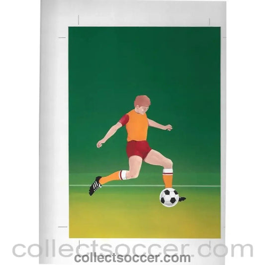 1982 - World Cup 1982 Original Artwork for Match Box Labels. No 6 of 10. - Collect Soccer
