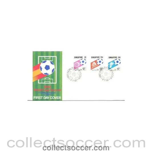 1982 - World Cup Soccer 1982 in Singapore first day cover of 09/07/1982