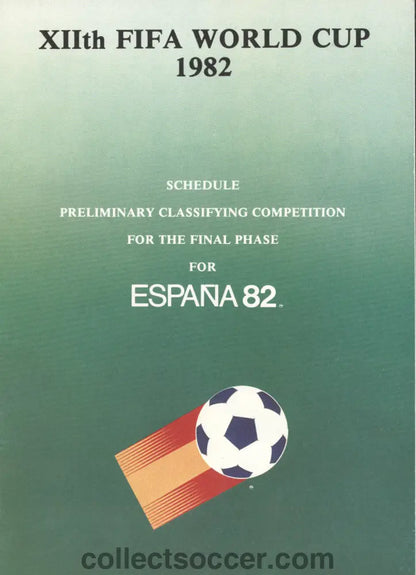 1982 World Cup Very Rare Fifa Games Schedule