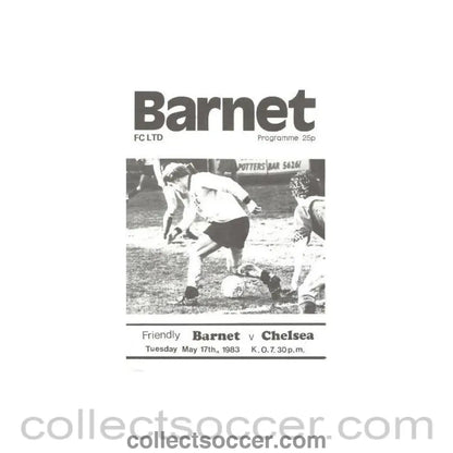 1983 - Barnet vChelsea official programme 17/05/1983 - Collect Soccer