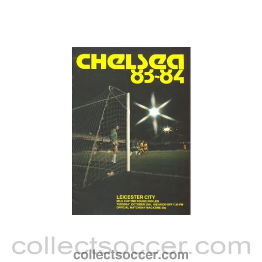 1983 - Chelsea v Leicester City official programme 25/10/1983