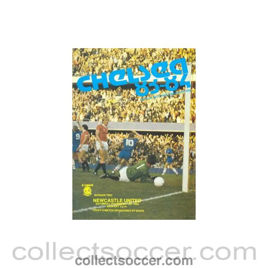 1983 - Chelsea v Newcastle United official programme 12/11/1983 Canon League