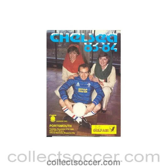1983 - Chelsea v Portsmouth official programme 27/12/1983 Canon League - Collect Soccer