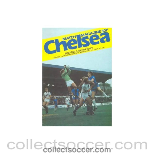 1983 - Chelsea v Sheffield Wednesday official programme 02/05/1983