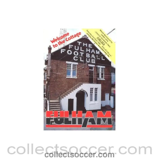 1983 - Fulham vChelsea official programme 02/04/1983 - Collect Soccer