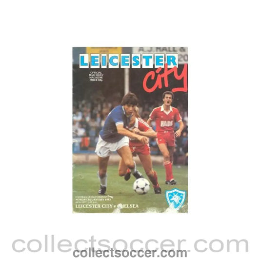 1983 - Leicester City vChelsea official programme 03/01/1983