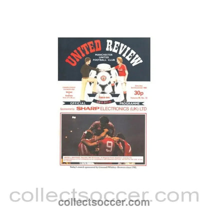 1983 - Manchester United v Everton official programme 03/12/1983 - Collect Soccer