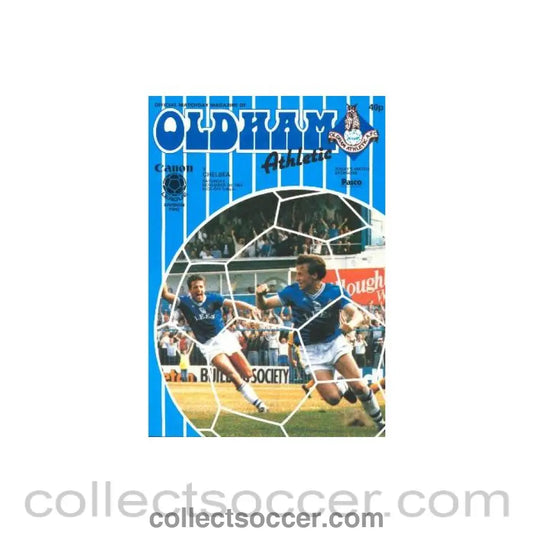 1983 - Oldham Athletic vChelsea official programme 05/11/1983
