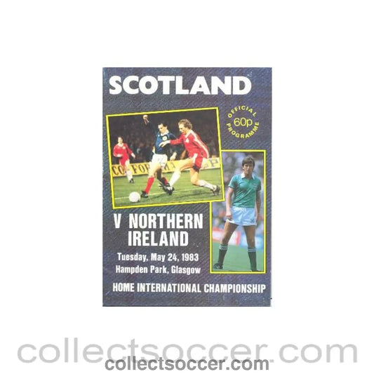 1983 Scotland v Northern Ireland official programme 24/05/1983 - Collect Soccer
