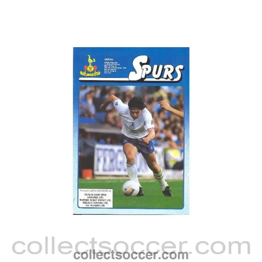 1983 - Tottenham Hotspur v Arsenal official programme 09/11/1983 Milk Cup - Collect Soccer