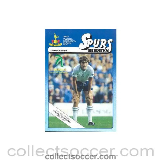 1983 - Tottenham Hotspur v Arsenal official programme 26/12/1983 Canon League - Collect Soccer