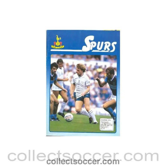 1983 - Tottenham Hotspur v Coventry City official programme 29/08/1983 - Collect Soccer