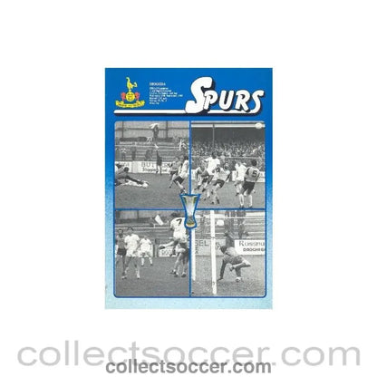 1983 - Tottenham Hotspur v Drogheda official programme 28/09/1983 UEFA Cup - Collect Soccer