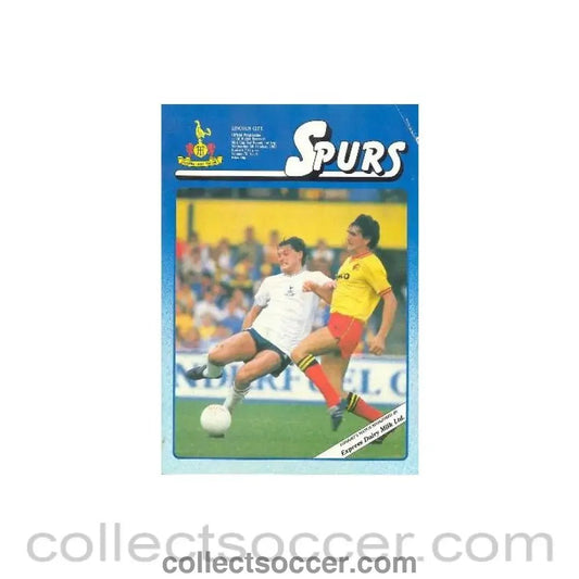 1983 - Tottenham Hotspur v Lincoln City official programme 05/10/1983 Milk Cup - Collect Soccer
