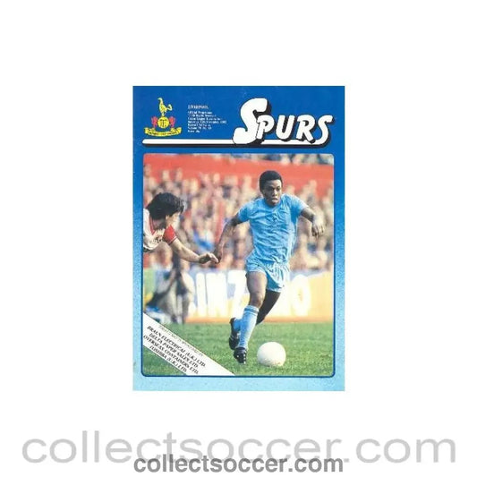 1983 - Tottenham Hotspur v Liverpool official programme 12/11/1983 Canon League - Collect Soccer