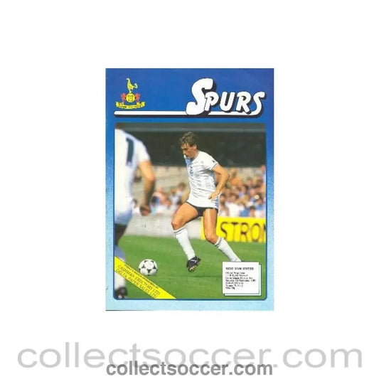 1983 - Tottenham Hotspur v West Ham United official programme 03/09/1983 Canon League - Collect Soccer