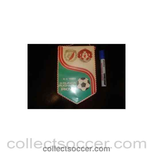 1983 - Widzew Poland v Liverpool 02/03/1983 Pennant