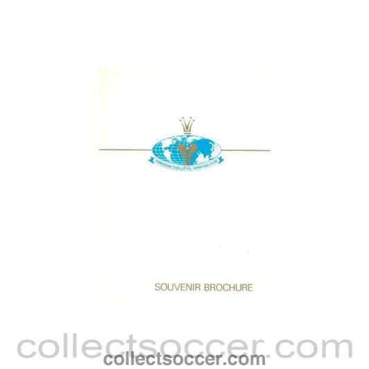 1983 - Yorkshire Executive Sporting Club souvenir brochure and menu 24/01/1983 - Collect Soccer