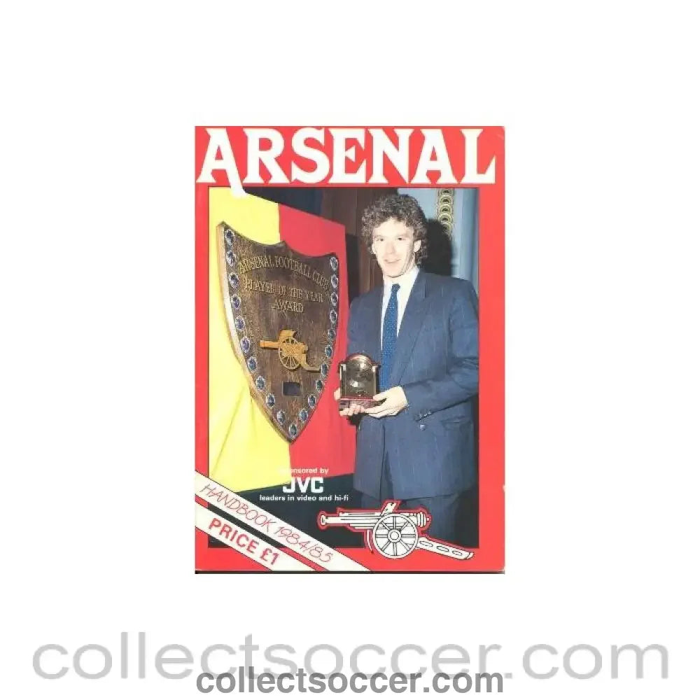 1984 - Arsenal official handbook 1984-1985