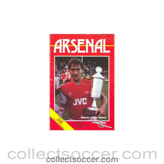 1984 - Arsenal v Chelsea official programme 25/08/1984