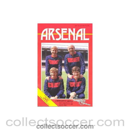 1984 - Arsenal v Newcastle United official programme 04/09/1984 Canon League