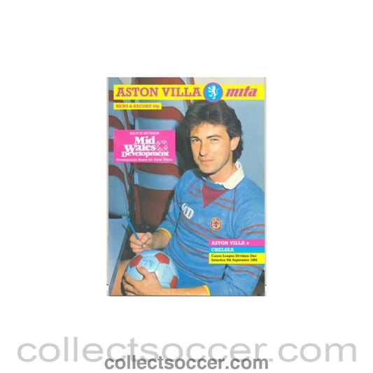 1984 - Aston Villa vChelsea official programme 08/09/1984 - Collect Soccer