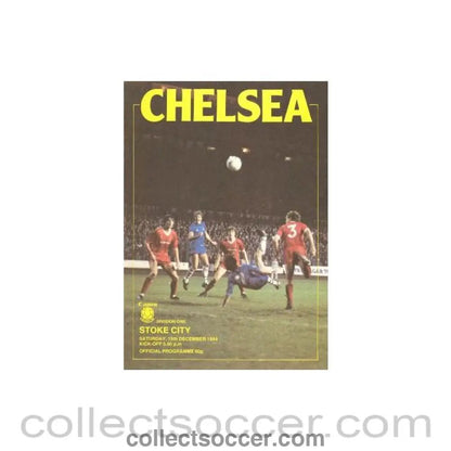 1984 - Chelsea v Stoke City official programme 15/12/1984 - Collect Soccer