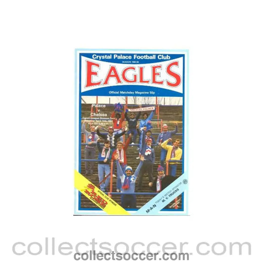 1984 - Crystal Palace vChelsea official programme 14/04/1984