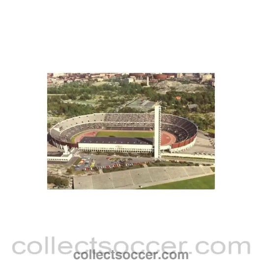 1984 - Helsinki FinlandStadium postcard 07/12/1984