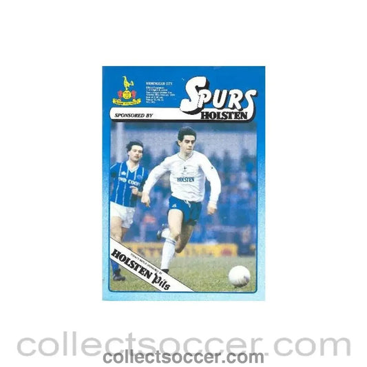 1984 - Tottenham Hotspur v Birmingham City official programme 25/02/1984 Canon League - Collect Soccer
