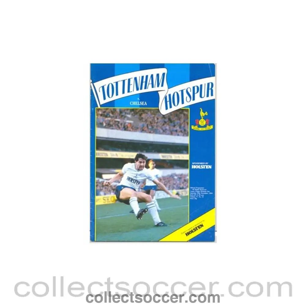1984 - Tottenham Hotspur v Chelsea official programme 24/11/1984 - Collect Soccer