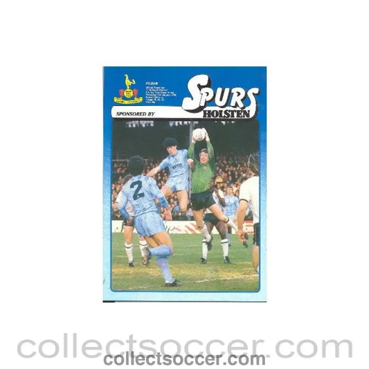 1984 - Tottenham Hotspur v Fulham official programme 11/01/1984 F.A. Cup - Collect Soccer