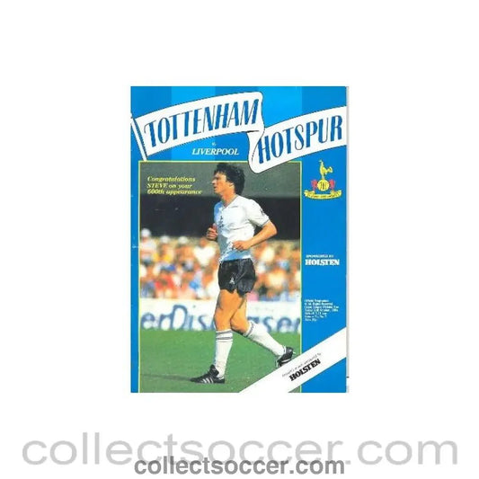 1984 - Tottenham Hotspur v Liverpool official programme 12/10/1984 Canon League - Collect Soccer
