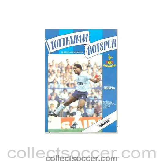 1984 - Tottenham Hotspur v Queen's Park Rangers official programme 15/09/1984 Canon League - Collect Soccer