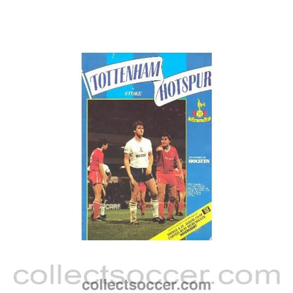 1984 - Tottenham Hotspur v Stoke City official programme 27/10/1984 Canon League - Collect Soccer