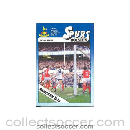 1984 - Tottenham Hotspur v Watford official programme 02/01/1984 Canon League - Collect Soccer