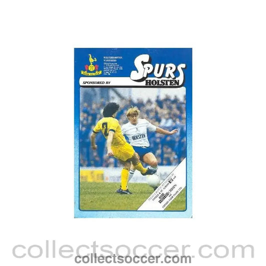 1984 - Tottenham Hotspur v Wolverhampton Wanderers official programme 31/03/1984 Canon League - Collect Soccer