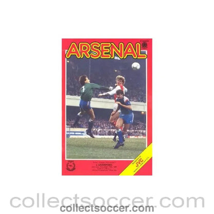 1985 - Arsenal v Liverpool official programme 14/12/1985 Canon League - Collect Soccer