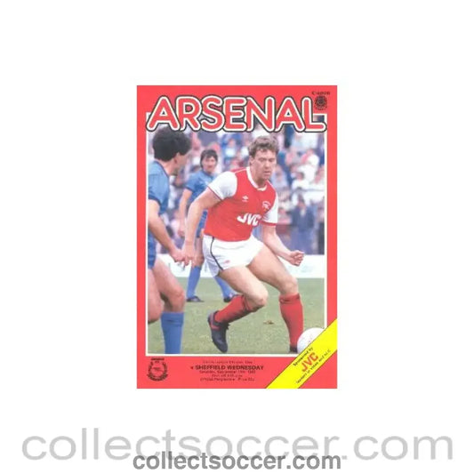1985 - Arsenal v Sheffield Wednesday official programme 14/09/1985 Canon League